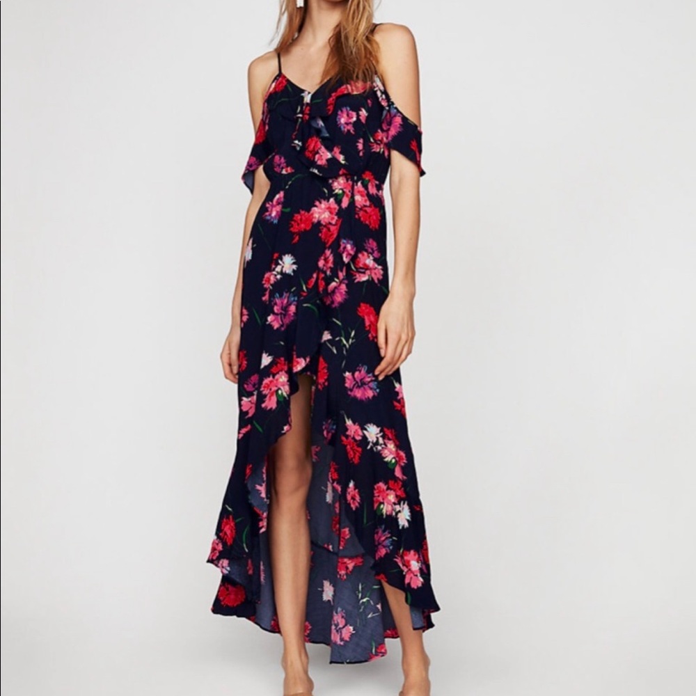 Navy Floral Dress from Express M